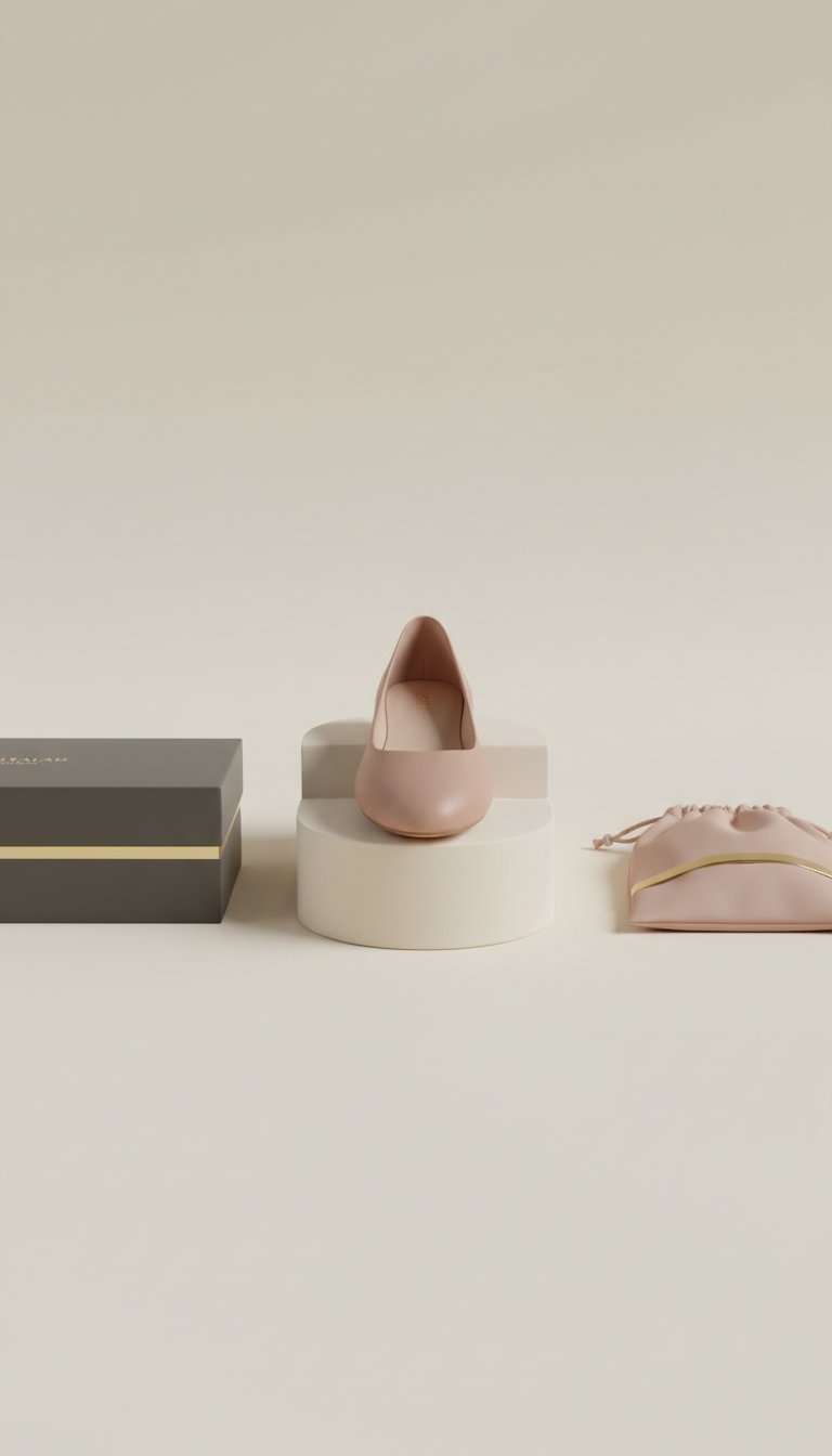 Classic Ballet Flat in Blush Terra