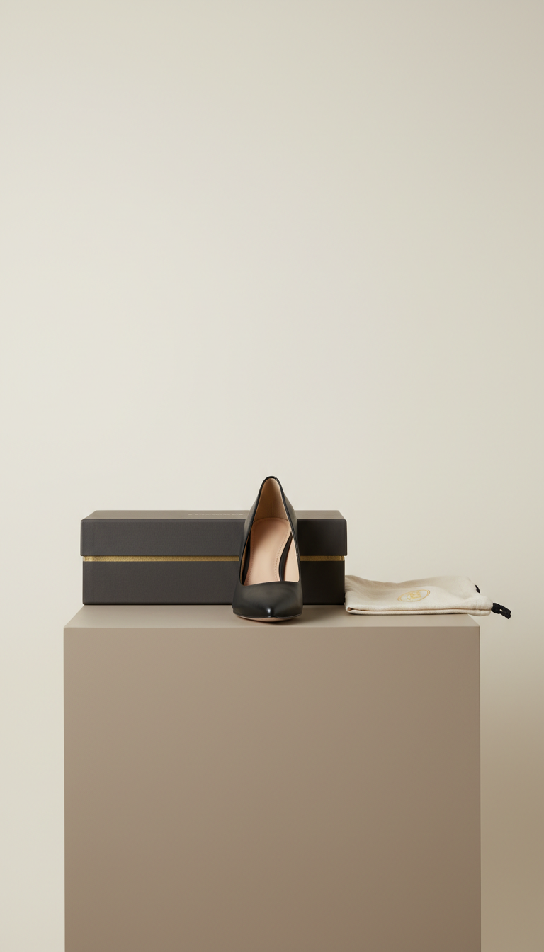 Pointed-Toe Pump in Onyx Black